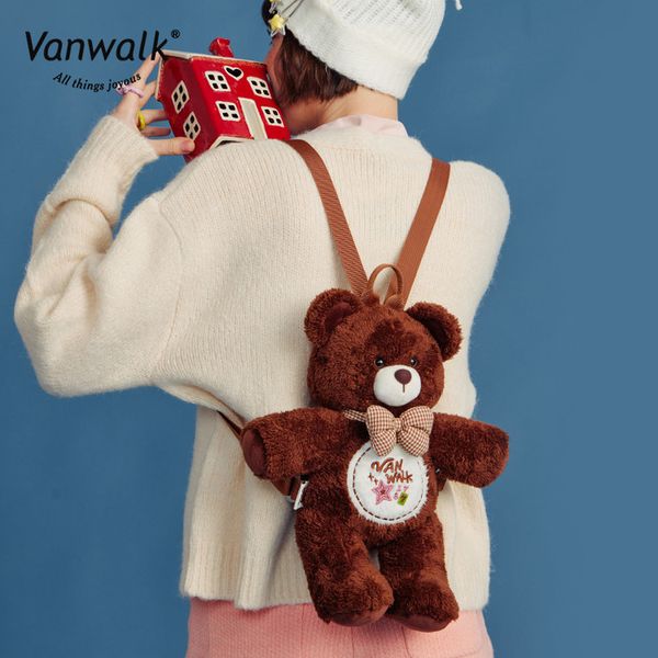 【VANWALK】bear backpack ktown4u.com : [VANWALK] Bear Backpack (3color)