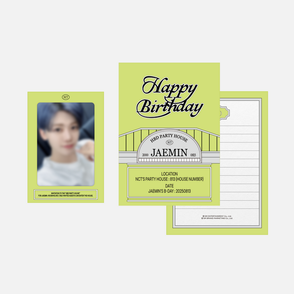 JAEMIN (NCT) - [SM ARTIST BIRTHDAY] PARTY CARD