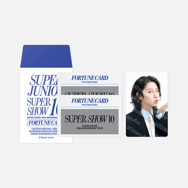 SUPER JUNIOR - [2025 CONCERT [SUPER SHOW 10] MD] FORTUNE SCRATCH CARD SET