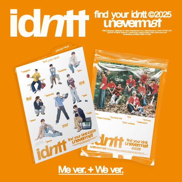 [2CD セット] idntt - ミニアルバム [unevermet]