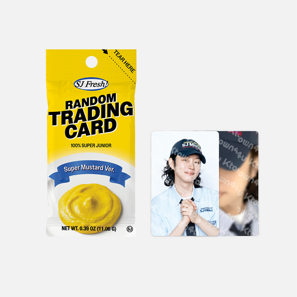 SUPER JUNIOR - [GRAND OPENING! SJ MARKET] RANDOM TRADING CARD SET (SUPER MUSTARD Ver.)