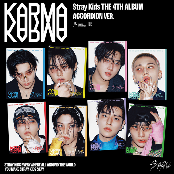 [FANS SHOP Gift] Stray Kids - 正規アルバム4集 [KARMA] (ACCORDION Ver.) (Random Ver.)