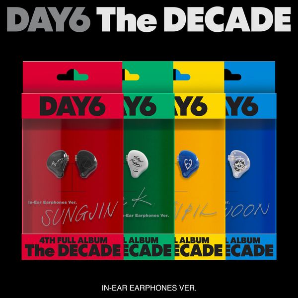 [4CD 套装] DAY6 - 正规4辑 [The DECADE] (In-Ear Earphones Ver.)
