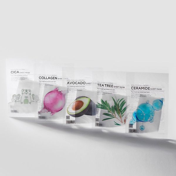 [TENZERO] SOLUTION SHEET MASK 3type
