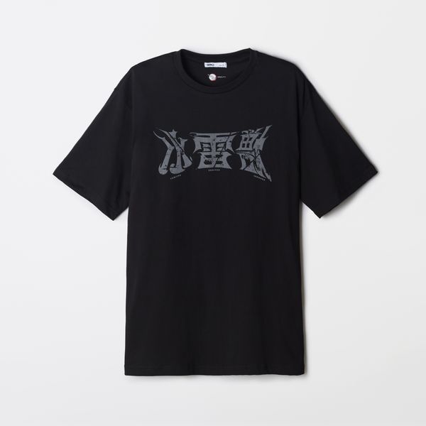 [SPAO] [鬼灭之刃] 短袖T恤 (黑色)