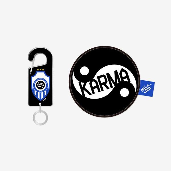 Stray Kids - [POP-UP STORE [KARMA] MD] ACRYLIC CARABINER & BALL POUCH SET