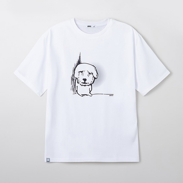 [SPAO] [Ganadi] 短袖T恤（深灰色）