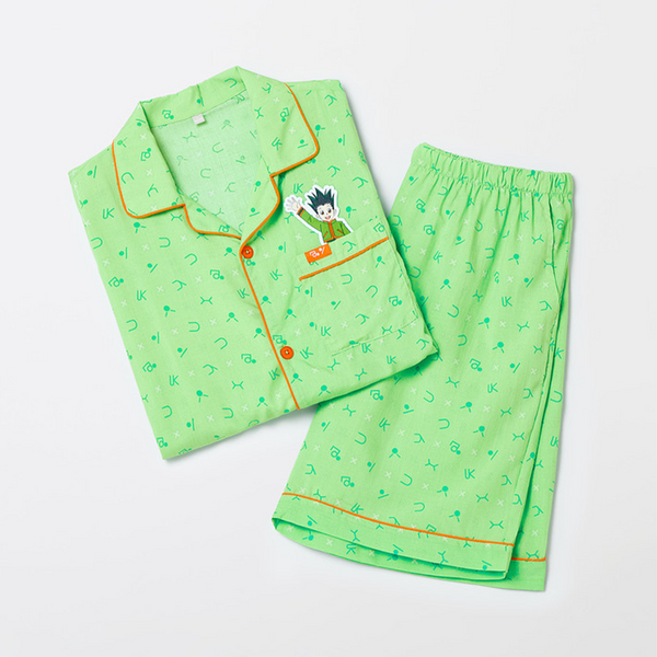 [SPAO] [Hunter X Hunter] 半袖パジャマ（グリーン）