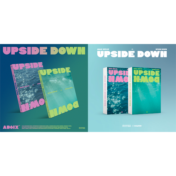 [4CD SET] AB6IX - 10th EP Album [UPSIDE DOWN] (2CD Photobook Ver.+ 2CD Kiwee ALBUM)