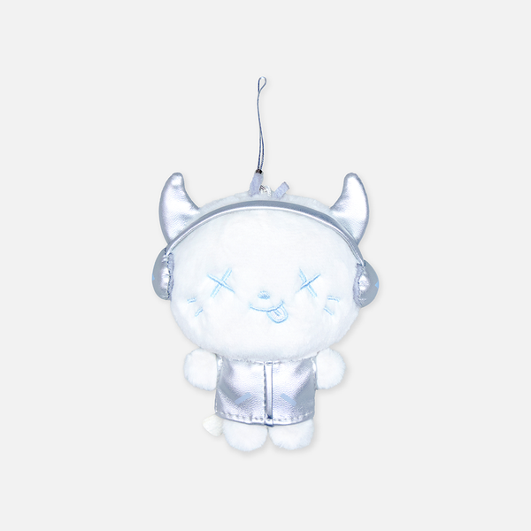 aespa - [SYNK : aeXIS LINE MD] FANLIGHT DOLL KEY RING (SILVER Ver.)