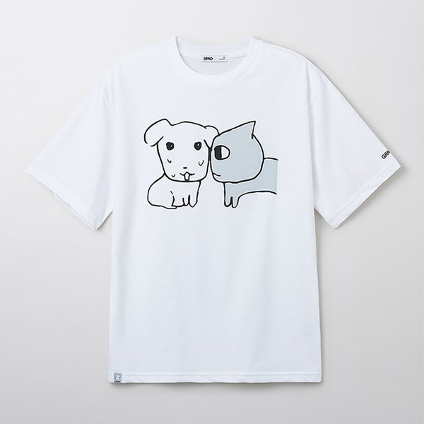 [SPAO] [Ganadi] 短袖T恤（灰色）