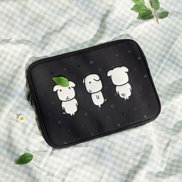 [SPAO] [Ganadi] Laptop Pouch (Black)