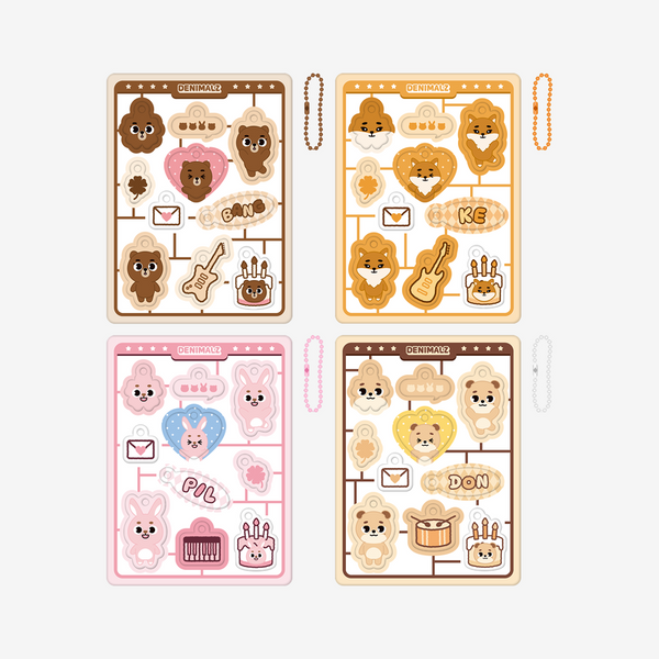 DAY6 - [10th Anniversary Tour Get [The DECAD] MD] DENIMALZ SECRET SOFT KEYRING KIT