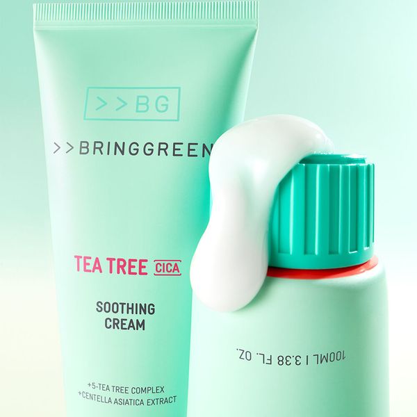 [BRINGGREEN] Tea Tree Cica Soothing Cream+ 100mL_NEW