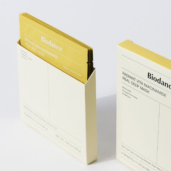 [Biodance] Radiant Vita Niacinamide Real Deep Mask (4ea)