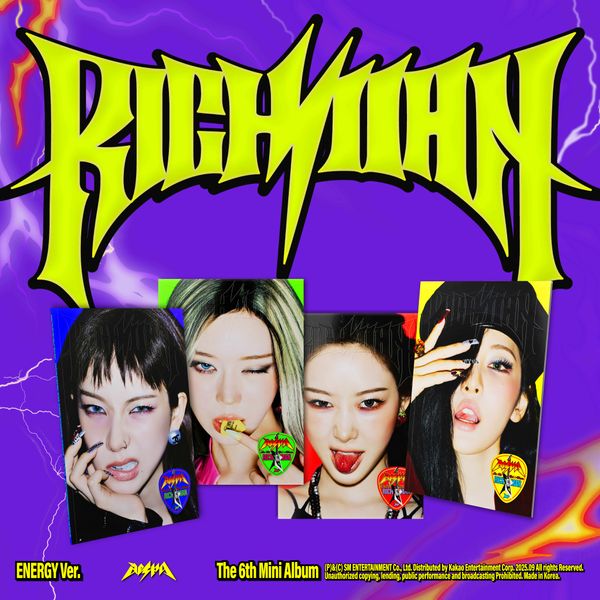 [Ktown4u Special Gift] aespa - 6th Mini Album [Rich Man] (ENERGY Ver.) (Random Ver.)