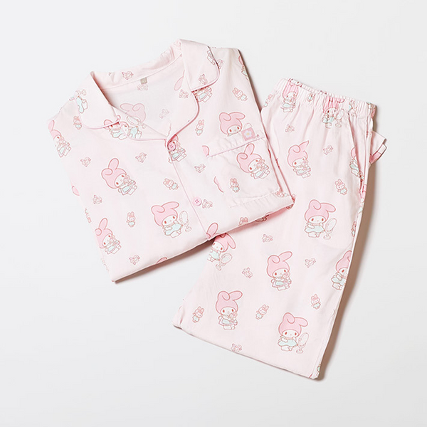 [SPAO] [三丽鸥角色] 慵懒长袖睡衣 (PINK)