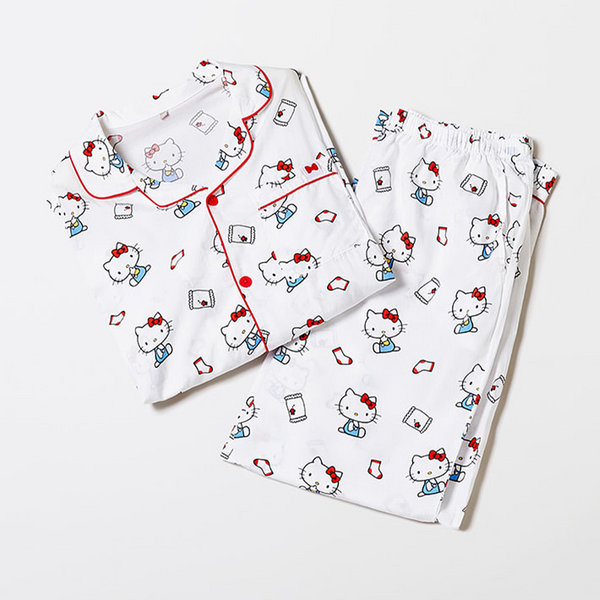 [SPAO] [三丽鸥角色] 慵懒长袖睡衣 (RED)