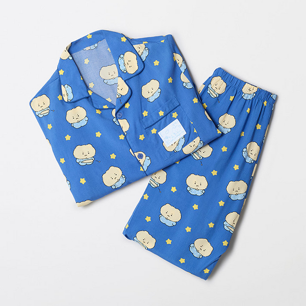 [SPAO] [丧熊] 丧熊长袖睡衣 (BLUE)