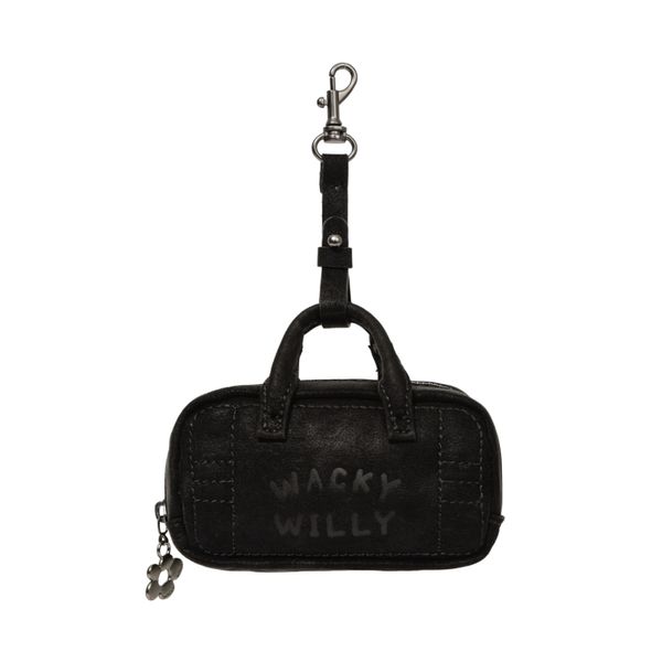 [Wacky Willy] [25FW] Wacky Willy Mini Bag Keyring Black