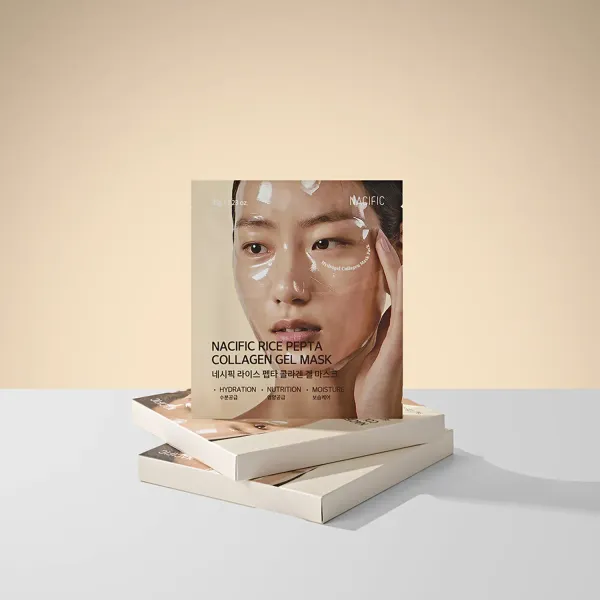 [NACIFIC] Rice Pepta Collagen Gel Mask (4EA)