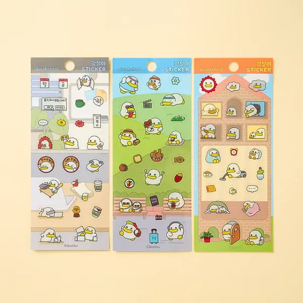[Qwakcheol] Transparent Sticker (3type)