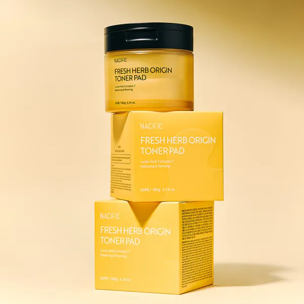 [NACIFIC] Fresh Herb Origin Toner Pad 180ML (60P)