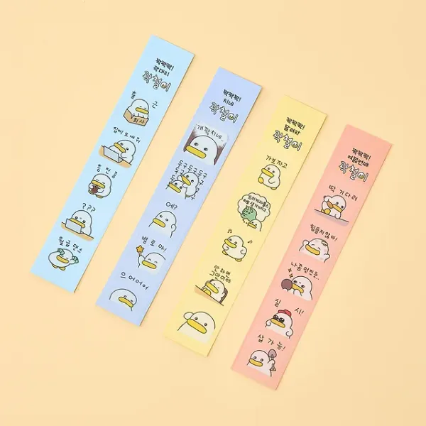 [Qwakcheol] Emoticon Sticker (4type)
