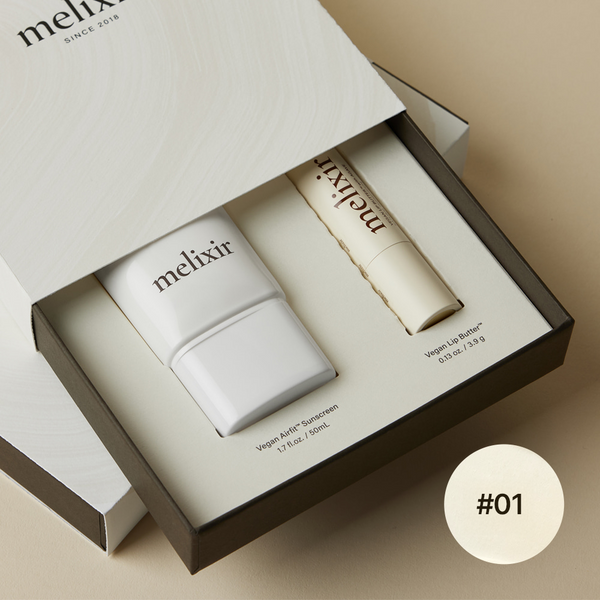 [Melixir] Vegan Lip & Sun Care Set #01 Agave