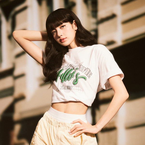 A Logo Monogram Embossing Embroidery Short Sleeve T-Shirt [White]