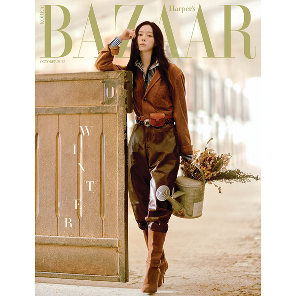 [Magazine] [25-10-02] HARPER'S BAZAAR 2025.10 A Type (Cover : aespa : WINTER / Content : aespa : WINTER 24p, SEVENTEEN : HOSHI 12p, MEOVV : GAWON 10p, Jo1 10p)