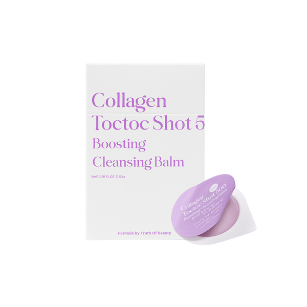 [Truth Of Beauty] Collagen Toctoc Shot 500 Boosting Cleansing Balm