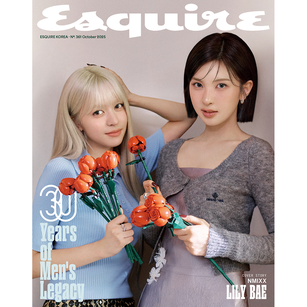 [Magazine] [25-10-02] ESQUIRE 2025.10 N Type (Cover : NMIXX : LILY & BAE / Content : BAEKHYUN 14p, NCT : JUNGWOO 14p)