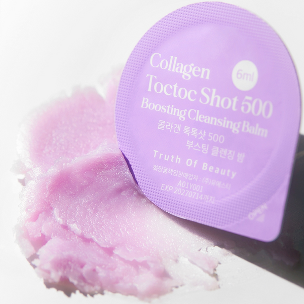 [Truth Of Beauty] Collagen Toctoc Shot 500 Boosting Cleansing Balm