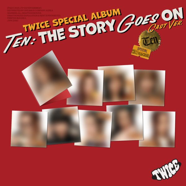트와이스 (TWICE) - 스페셜 앨범 [TEN: The Story Goes On] (CAST Ver.) (Random Ver.)