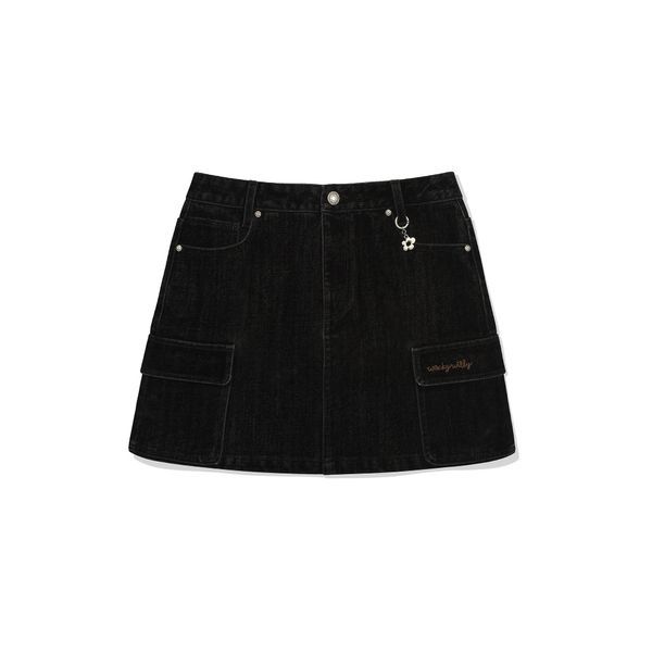 スカート Gadid anoniem VANNI / BLACK jp.ktown4u.com : [Wacky Willy x GISELLE] [25FW] ウィメンズ