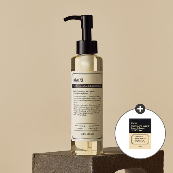 [Dear, Klairs] Gentle Black Fresh Cleansing Oil 150mL