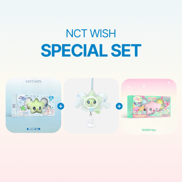 (特别套装)NCT WISH - WICHU Ver. Smart Album 单曲1辑 [WISH] + 迷你2辑 [poppop] + MINI WICHU SET