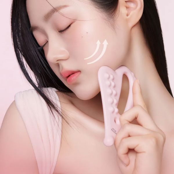 [Milk Touch] Slim Face Ceramic Gua Sha(pink)