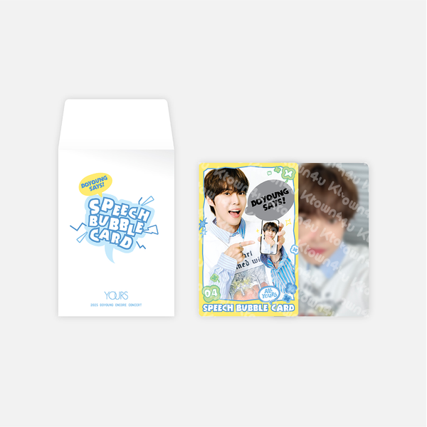 도영 (DOYOUNG) - [2025 ENCORE CONCERT [Yours] MD] 말풍선 카드 SET