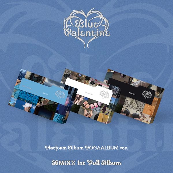 [FANS SHOP Gift] NMIXX - 1st Album [Blue Valentine] (Platform Album POCAALBUM Ver.) (Random Ver.)