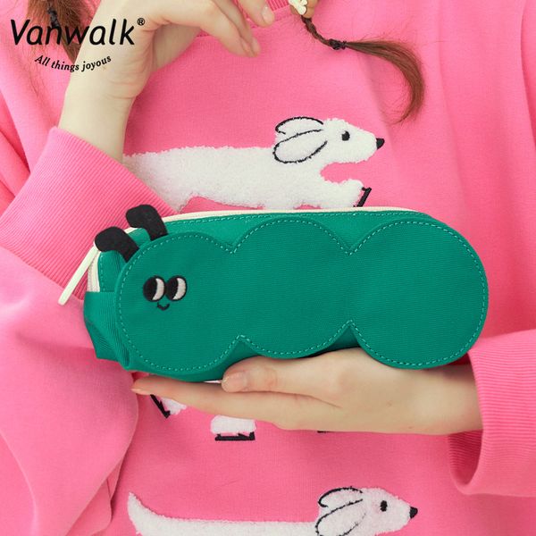 [VANWALK] Caterpillar Pencil Case (2 colors)