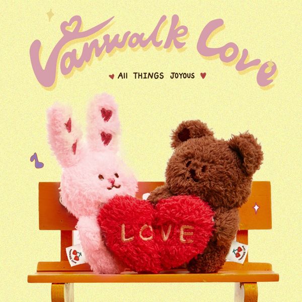 [VANWALK] Bunny & Bear Couple Keyring