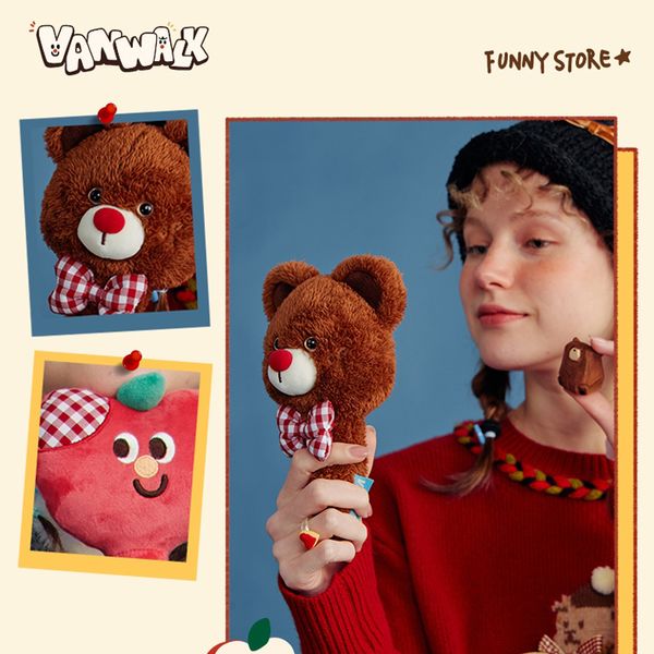 [VANWALK] Lucky House Hand Mirror_Teddy Bear