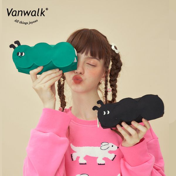 [VANWALK] Caterpillar Pencil Case (2 colors)