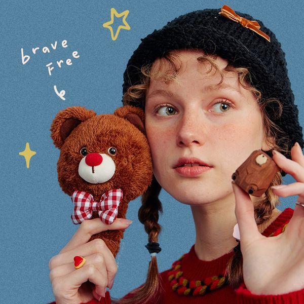 [VANWALK] Lucky House Hand Mirror_Teddy Bear
