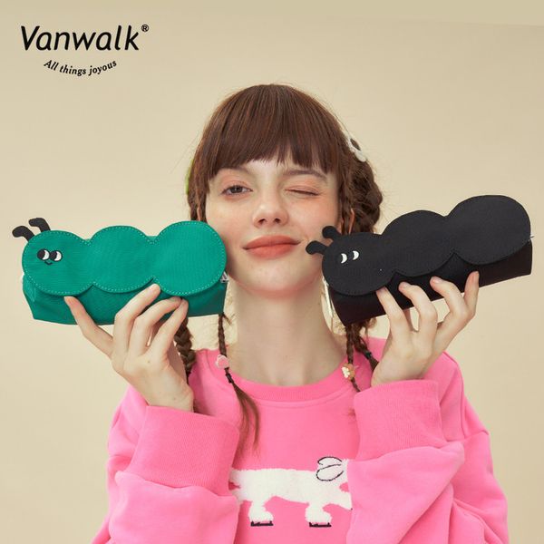 [VANWALK] Caterpillar Pencil Case (2 colors)