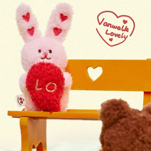 [VANWALK] Bunny & Bear Couple Keyring