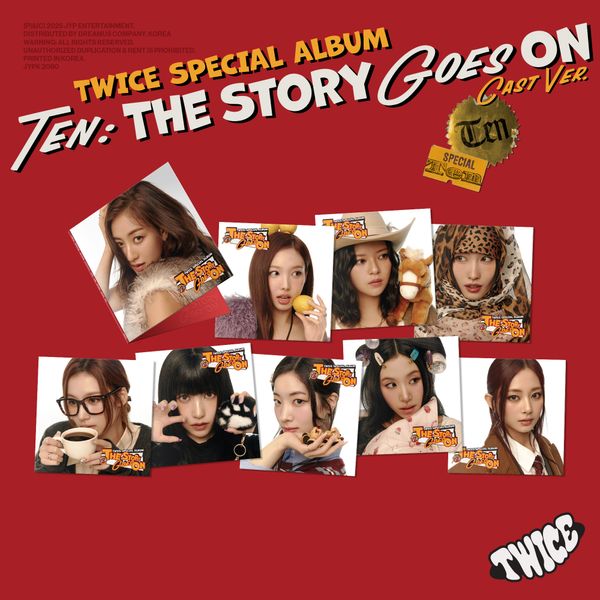 TWICE - 特别专辑 [TEN: The Story Goes On] (CAST Ver.) (Random Ver.)