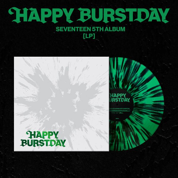 SEVENTEEN - 5th Album [HAPPY BURSTDAY] (Black Splatter & Evergreen Color LP)